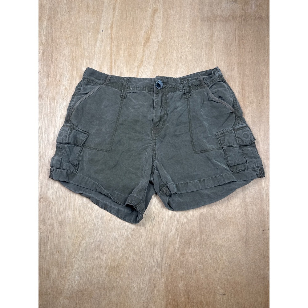Sanctuary Khaki Cargo Shorts Womens Utility Pocket Casual Summer Size 25